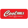 CHCQ-FM 100.1 "Cool 100" Belleville, ON  Radio Logo