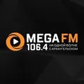 Мега ФМ Архангельск 106.4 FM Radio Logo