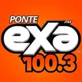 EXA FM 100.3 (Campeche) - 100.3 FM - XHMI-FM - NCS (Núcleo Comunicación del Sureste) - Campeche, Campeche Radio Logo