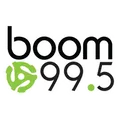CHOO-FM "Boom 99.5" Drumheller, AB Radio Logo