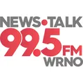 News Talk 99.5 WRNO Radio Logo