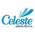 Celeste Estéreo 105.4 FM Radio Logo