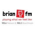Brian FM 105.6 Nelson NZ Radio Logo