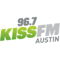 96.7 KISS FM KHFI Austin Radio Logo