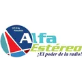 Alfa Stereo 107.8 FM Radio Logo