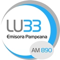 LU33 Emisora Pampeana AM 890 - Santa Rosa Radio Logo