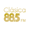 Clásica 88.5 FM Radio Logo