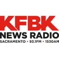 KFBK "News Radio 93.1 & 1530" Sacramento, CA Radio Logo
