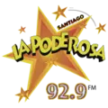 La Poderosa 92.9 Santiago Ixcuintla Radio Logo