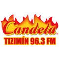 Candela (Tizimín) - 96.3 FM - XHUP-FM - Cadena RASA - Tizimín, YucatáN Radio Logo