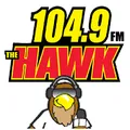 104.9 The Hawk Radio Logo