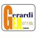 Estéreo Gerardi 107.9 FM Radio Logo