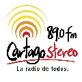 Cartago Stereo 89.0 FM Radio Logo