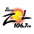El Nuevo Zol 106.7 FM Radio Logo