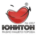 Юнитон 100.7 FM Radio Logo